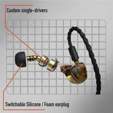EC-5 Noise Isolating Earphones