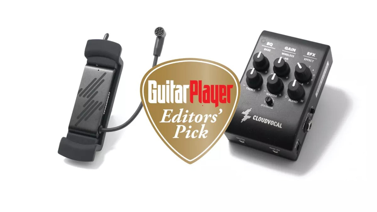 Guitar Player - CloudVocal iSolo GT-10 Wireless Microphone Pickup Review