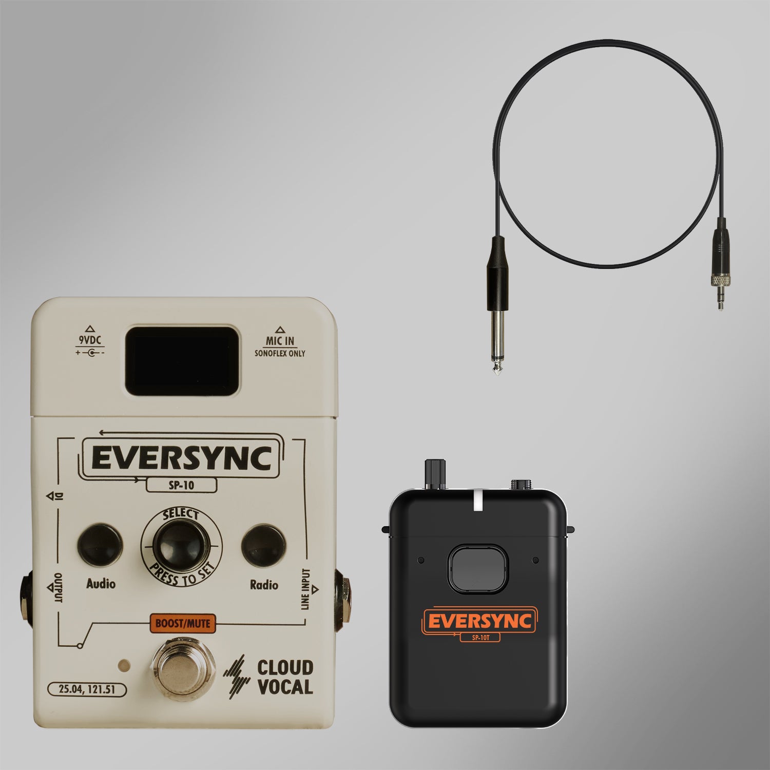 EverSync SP-10 Wireless Stomp Pedal with EQ & DI