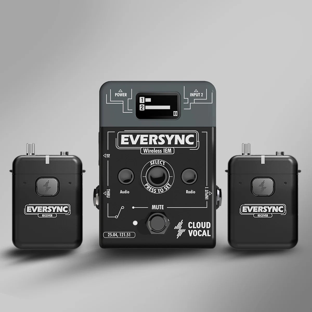 EverSync Wireless IEM (2X Receivers)